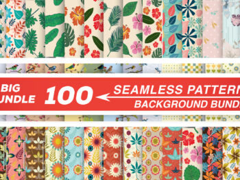 seamless pattern bundle, vector pattern backgrounds, floral seamless patterns, paisley patterns, textile pattern bundle, fabric print designs, boho patterns, geometric pattern vector, vintage seamless backgrounds, packaging pattern designs, ai eps png pattern bundle, seamless digital paper, printable pattern backgrounds