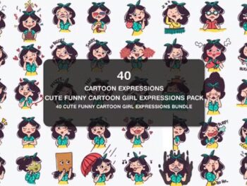 cartoon girl clipart, cute girl expressions, kawaii character bundle, cartoon girl svg, cartoon girl png, cute character illustrations, planner sticker clipart, cricut girl svg, cartoon face expressions, digital clipart bundle, cute girl stickers, character design bundle