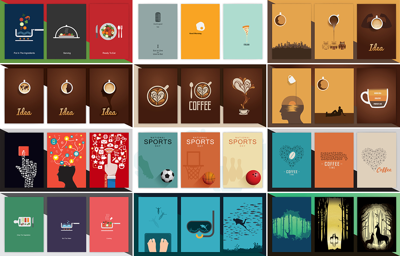 Minimalist Creative Poster Bundle – 48 Modern Wall Art Prints - Image 2
